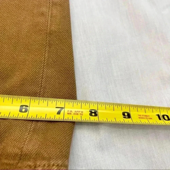 RAG AND BONE Jeans Womens High Rise Straight Buttnernut Brown Engineer Sz 31 - Picture 14 of 16